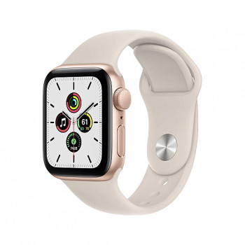 Смарт-годинник Apple Watch SE 40mm Gold Aluminum Case with Starlight Sport Band