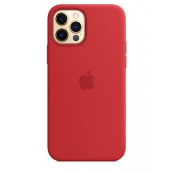Чехол iPhone 12 Pro Max Silicone Case — (PRODUCT)RED (Original Assembly) 