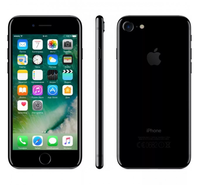 Б/У Apple iPhone 7 128Gb Jet Black (Чёрный) (Grade А-)