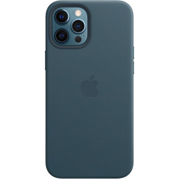 Apple Leather Case для iPhone 12 Pro Max — Baltic Blue