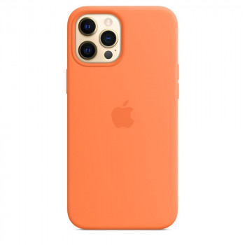 iPhone 12 Pro Silicone Case with MagSafe - Kumquat