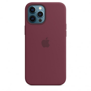 iPhone 12 Pro Silicone Case with MagSafe - Plum