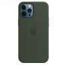 iPhone 12 Pro Silicone Case with MagSafe - Cyprus Green