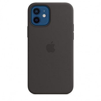 iPhone 12 Silicone Case with MagSafe - Black