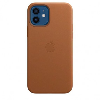 Apple Leather Case для iPhone 12 mini — Saddle Brown