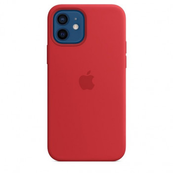 iPhone 12 mini Silicone Case with MagSafe — (PRODUCT)RED