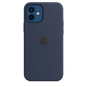 iPhone 12 mini Silicone Case with MagSafe — Deep Navy