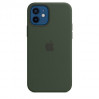 iPhone 12 mini Silicone Case with MagSafe — Cyprus Green