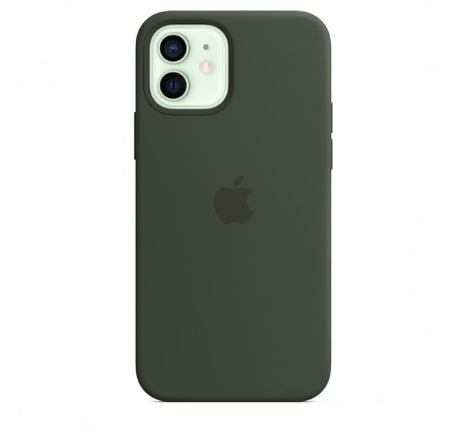 iPhone 12 mini Silicone Case with MagSafe — Cyprus Green