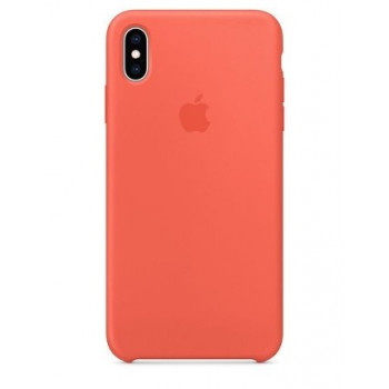 Silicone Case iPhone XS Max - Nectarine (Original Assembly)