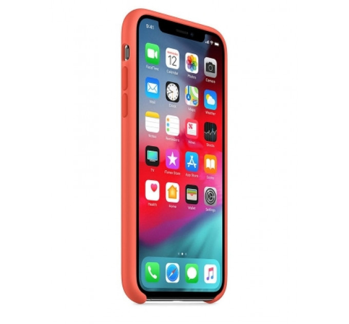 Silicone Case iPhone X/Xs - Nectarine (Original Assembly)