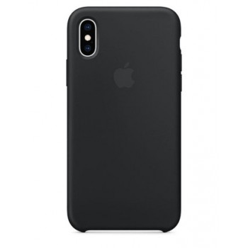Silicone Case iPhone X/Xs - Black (Original Assembly)