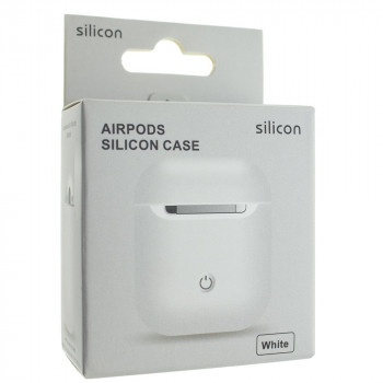  Чехол Silicone Case для AirPods White