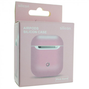 Чехол Silicone Case для AirPods Pink 