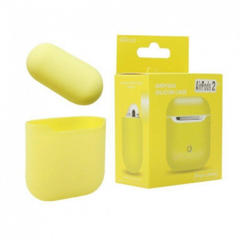 Чехол Silicone Case для AirPods Bright Yellow