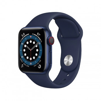 Смарт-часы Apple Watch Series 6 + LTE 40mm Blue Aluminum Case with Deep Navy Sport Band