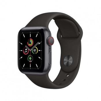 Смарт-годинник Apple Watch SE + LTE 40mm Space Gray Aluminum Case with Black Sport Band