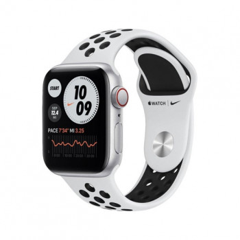 Смарт-годинник Apple Watch SE Nike+LTE 40mm Silver Aluminium Case w. Pure Platinum/Black Nike Sport Band