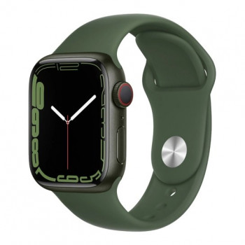 Смарт-часы Apple Watch Series 7 + LTE 45mm Green Aluminum Case with Clover Sport Band