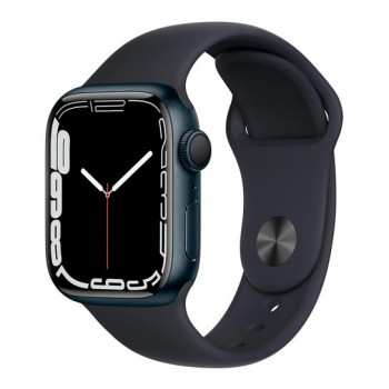 Смарт-часы Apple Watch Series 7 45mm Midnight Aluminum Case with Midnight Sport Band