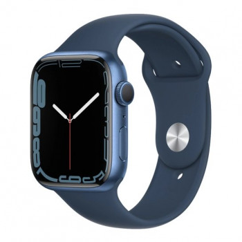 Смарт-часы Apple Watch Series 7 45mm Blue Aluminum Case with Abyss Blue Sport Band