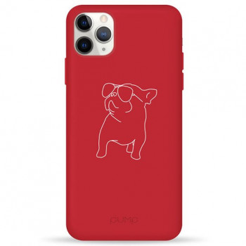 Чехол Pump Silicone Minimalistic Case for iPhone 11 Pro Max Pug With #