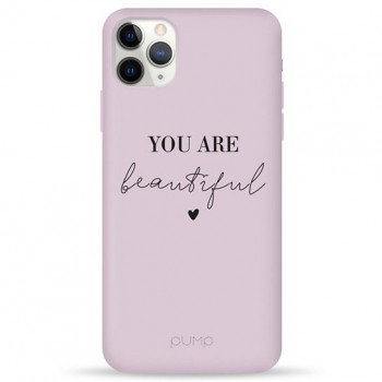Чехол Pump Silicone Minimalistic Case for iPhone 11 Pro Max You Are Beautiful #