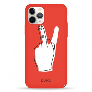 Чохол Pump Tender Touch Case for iPhone 11 Pro V for Middle Finger #