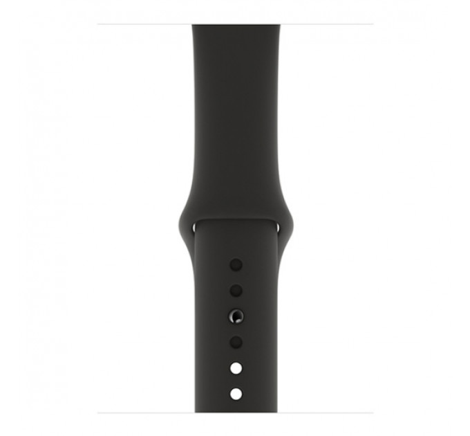 Смарт-годинник Apple Watch Series 4 + LTE 44mm Space Black (Чорний) Stainless Steel Case with Black Sport Band