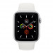 Смарт-годинник Apple Watch Series 5 44mm Silver Aluminum Case with White Sport Band
