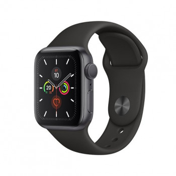 Смарт-часы Apple Watch Series 5 40mm Space Gray Aluminum Case with Black Sport Band