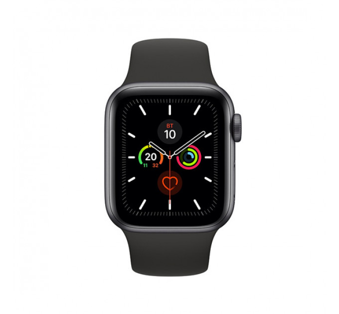 Смарт-часы Apple Watch Series 5 40mm Space Gray Aluminum Case with Black Sport Band
