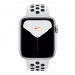 Смарт-часы Apple Watch Series 5 Nike+ 44mm Silver Aluminum Case with Pure Platinum/Black Sport Band