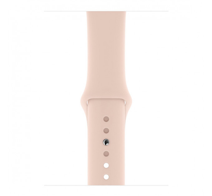 Смарт-годинник Apple Watch Series 5 44mm Gold Aluminum Case with Pink Sand Sport Band