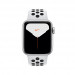 Смарт-годинник Apple Watch Series 5 Nike+ 40mm Silver Aluminum Case with Pure Platinum/Black Sport Band