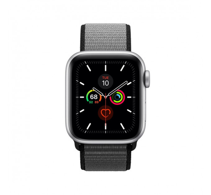Смарт-часы Apple Watch Series 5 40mm Silver Aluminum Case with Anchor Gray Sport Loop