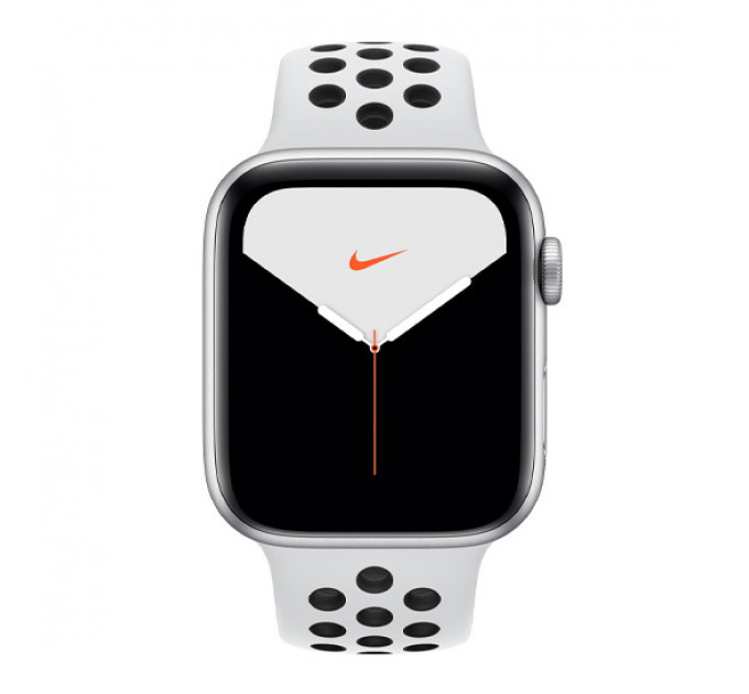Смарт-годинник Apple Watch Series 5 Nike+ LTE 44mm Silver Aluminum Case with Pure Platinum/Black Band