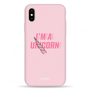 Чехол Pump Tender Touch Case for iPhone X/XS I am Unicorn #