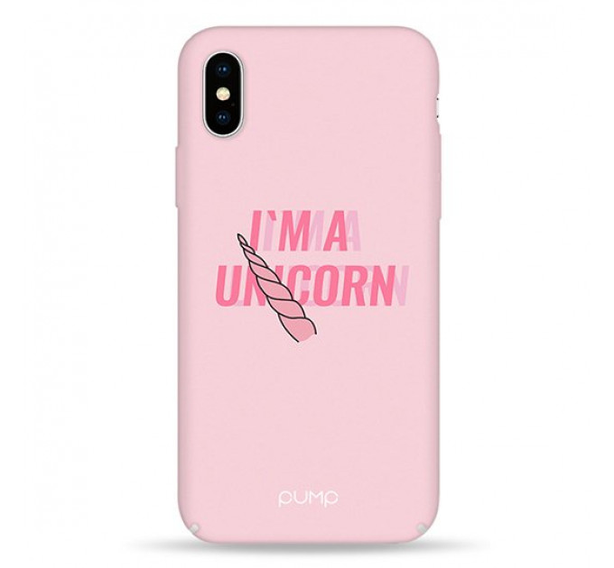 Чохол Pump Tender Touch Case for iPhone X/XS I am Unicorn #