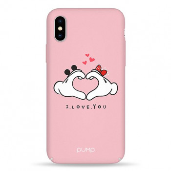 Чехол Pump Tender Touch Case for iPhone X/XS Love Hands #