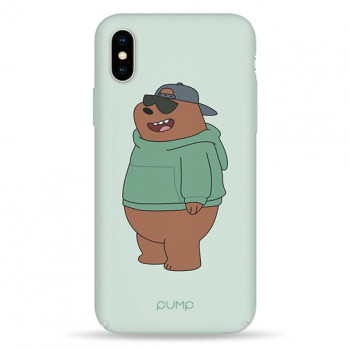 Чохол Pump Tender Touch Case for iPhone X/XS Minty Bear #