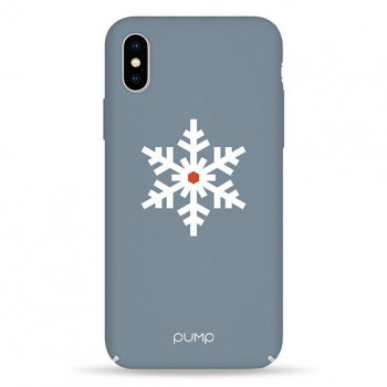 Чехол Pump Tender Touch Case for iPhone X/XS Snowflake #