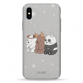 Чохол Pump Tender Touch Case for iPhone X/XS Three Bears #