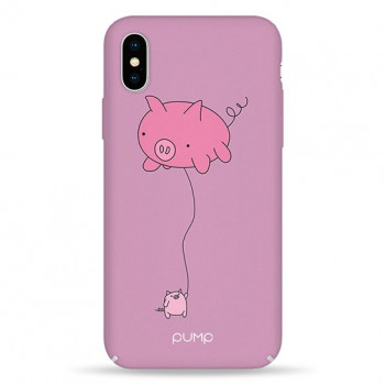 Чехол Pump Tender Touch Case for iPhone X/XS Pig Baloon #