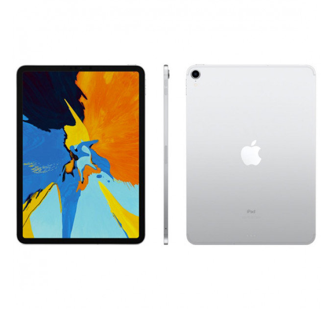 Планшет Apple iPad Pro 11" 256Gb Wi-Fi + 4G Silver (Серебристый) 2018
