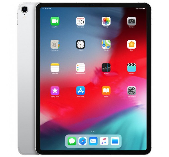 Планшет Apple iPad Pro 12.9" 256Gb Wi-Fi + 4G Silver (Серебристый) 2018