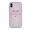 Чохол Pump Silicone Minimalistic Case for iPhone X/XS You Are Beautifull #