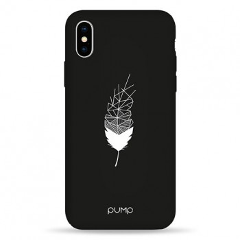 Чехол Pump Silicone Minimalistic Case for iPhone X/XS Feather #