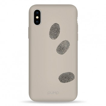 Чехол Pump Silicone Minimalistic Case for iPhone X/XS Fingerprints #