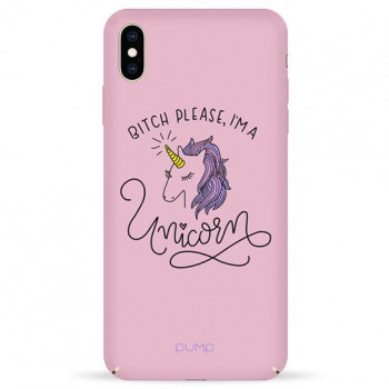 Чехол Pump Tender Touch Case for iPhone XS Max Unicorns Girl #